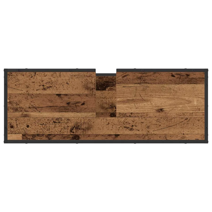 Ensemble de mobilier de salle de bain 2 pcs Bois Ancien - 10