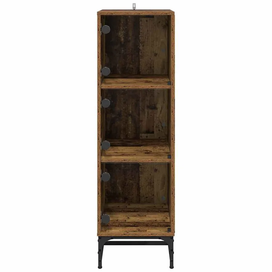 Buffet Bois ancien 35 x 37 x 117 cm - 6