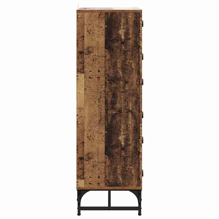 Buffet Bois ancien 35 x 37 x 117 cm - 7