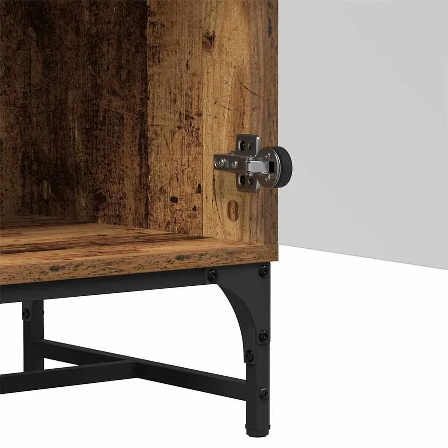 Buffet Bois ancien 35 x 37 x 117 cm - 9