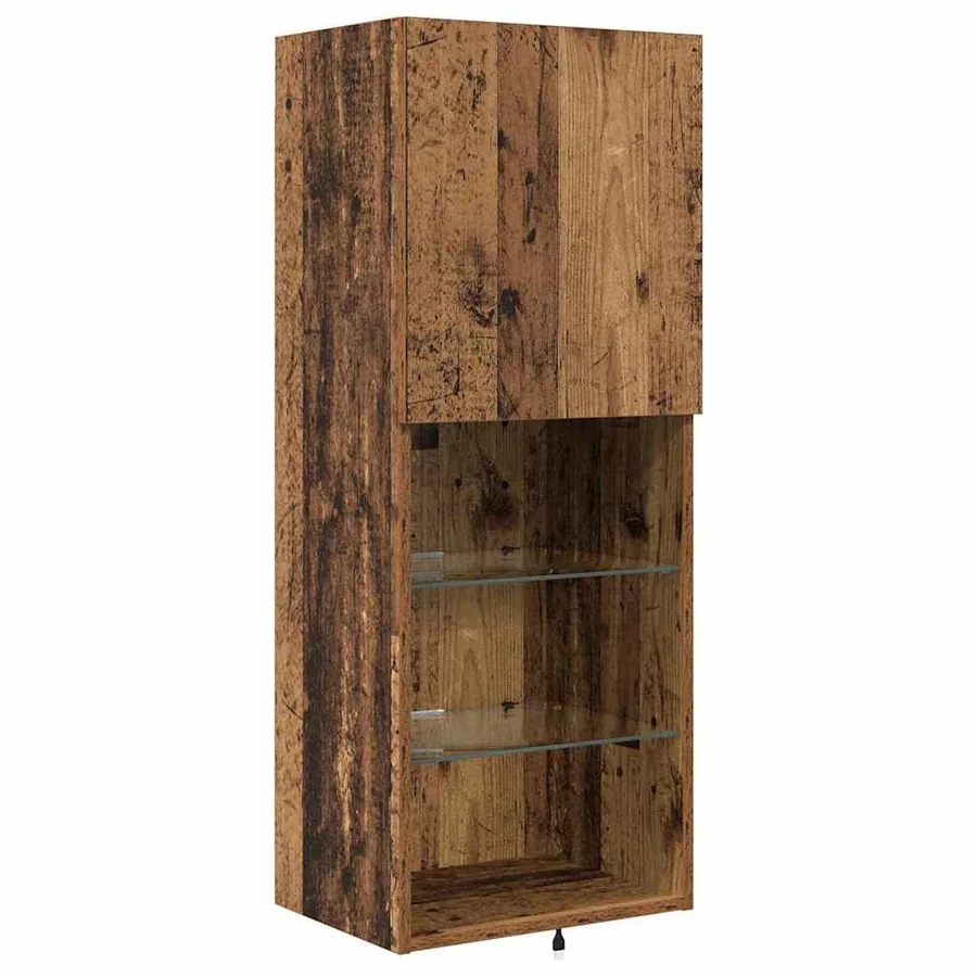 Meubles TV muraux 4 pcs Bois ancien Bois d'ingénierie - 6