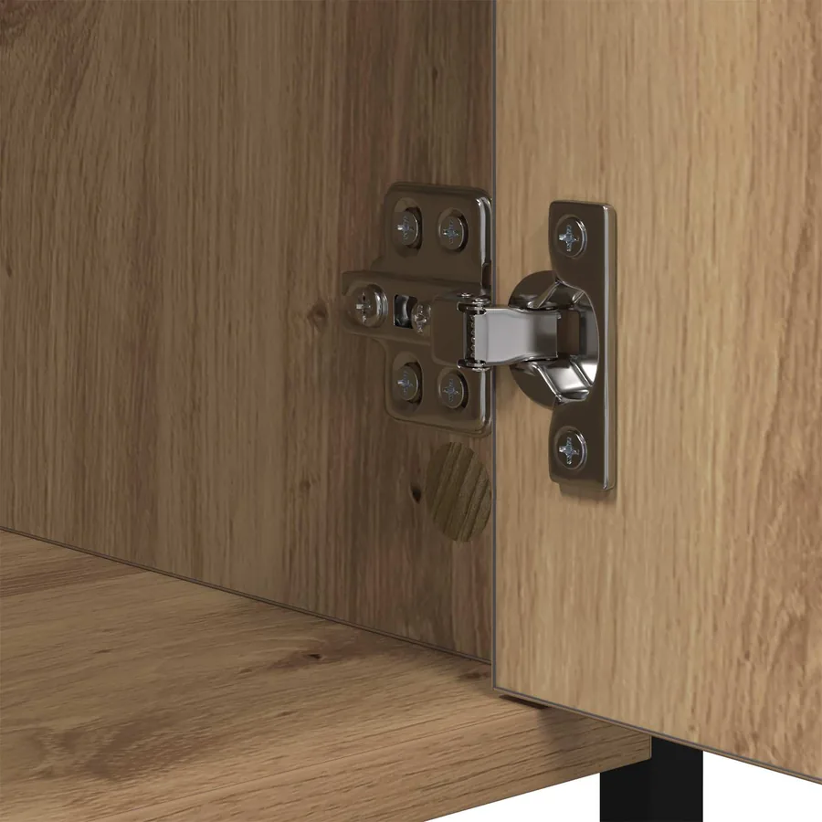 Cabinet de chevet 2 pc Chêne artisanal 40 x 42 x 60cm - 8