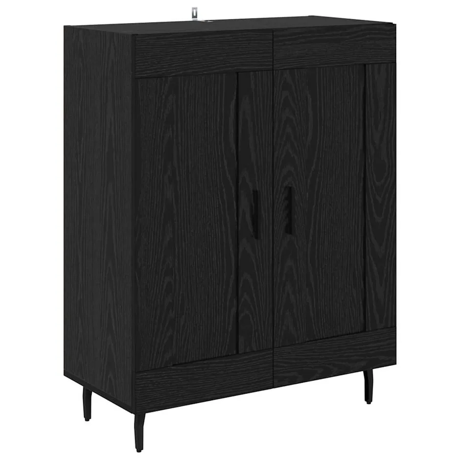 Haut Armoire Chêne noir 69,5 x 34 x 180 cm - 6