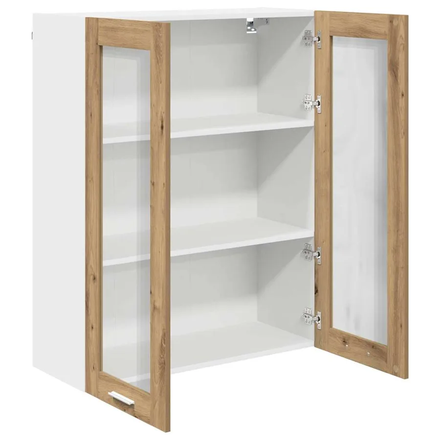 Armoire suspendue avec porte Chêne artisanal 80 x 31 x 100 cm - 5