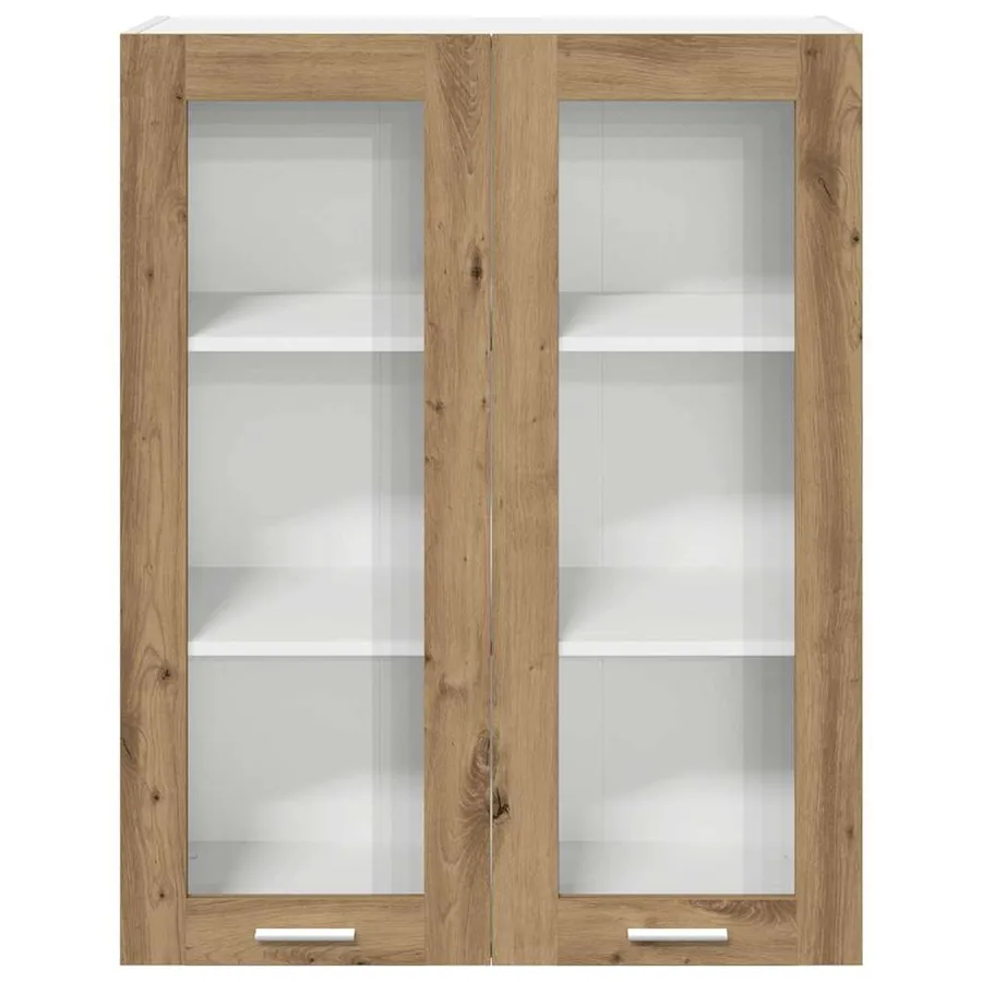 Armoire suspendue avec porte Chêne artisanal 80 x 31 x 100 cm - 6