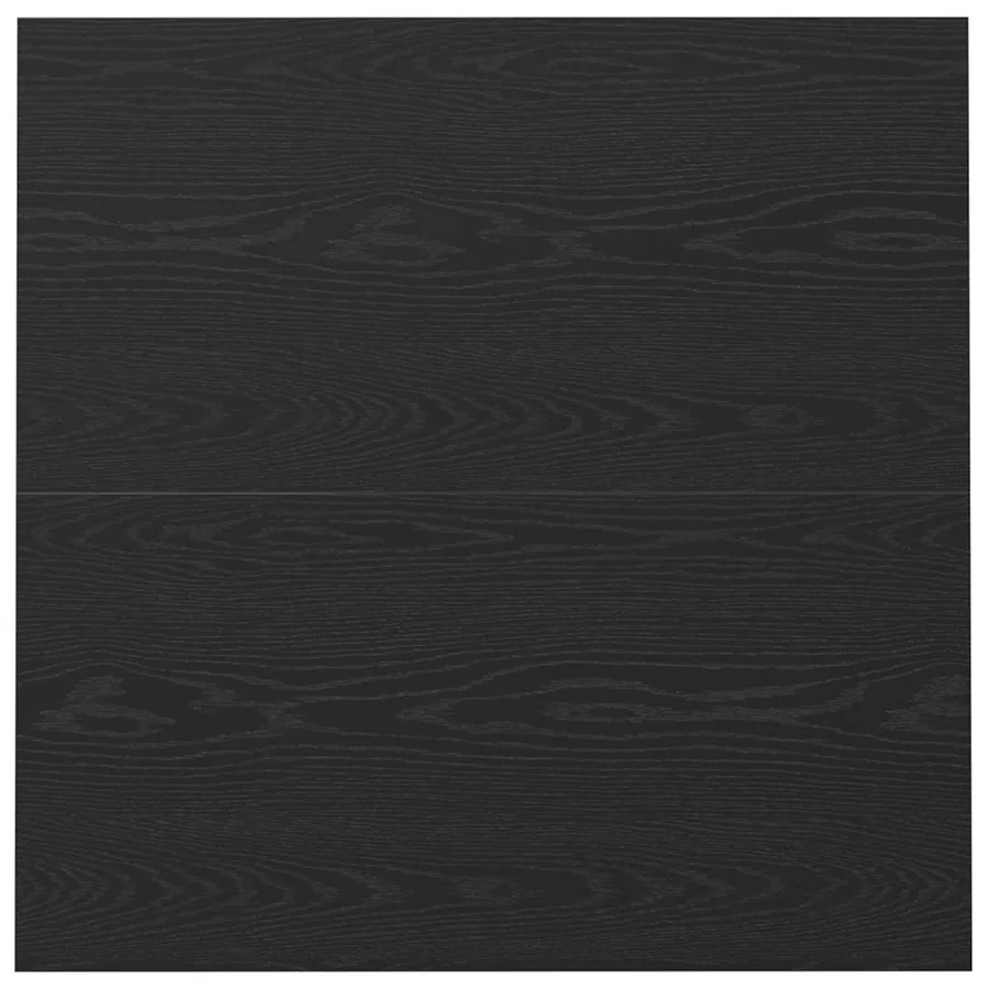 Table basse Chêne noir 100 x 100 x 40 cm Bois d'ingénierie - 7