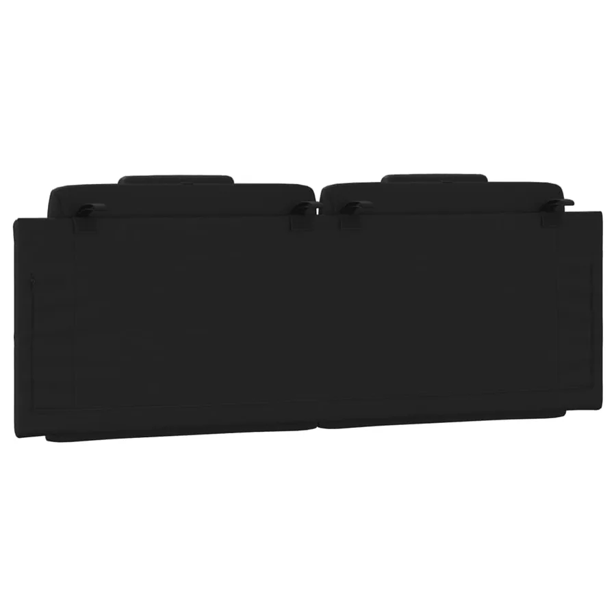 Coussin de tête de lit Viana noir 152 cm similicuir - 7