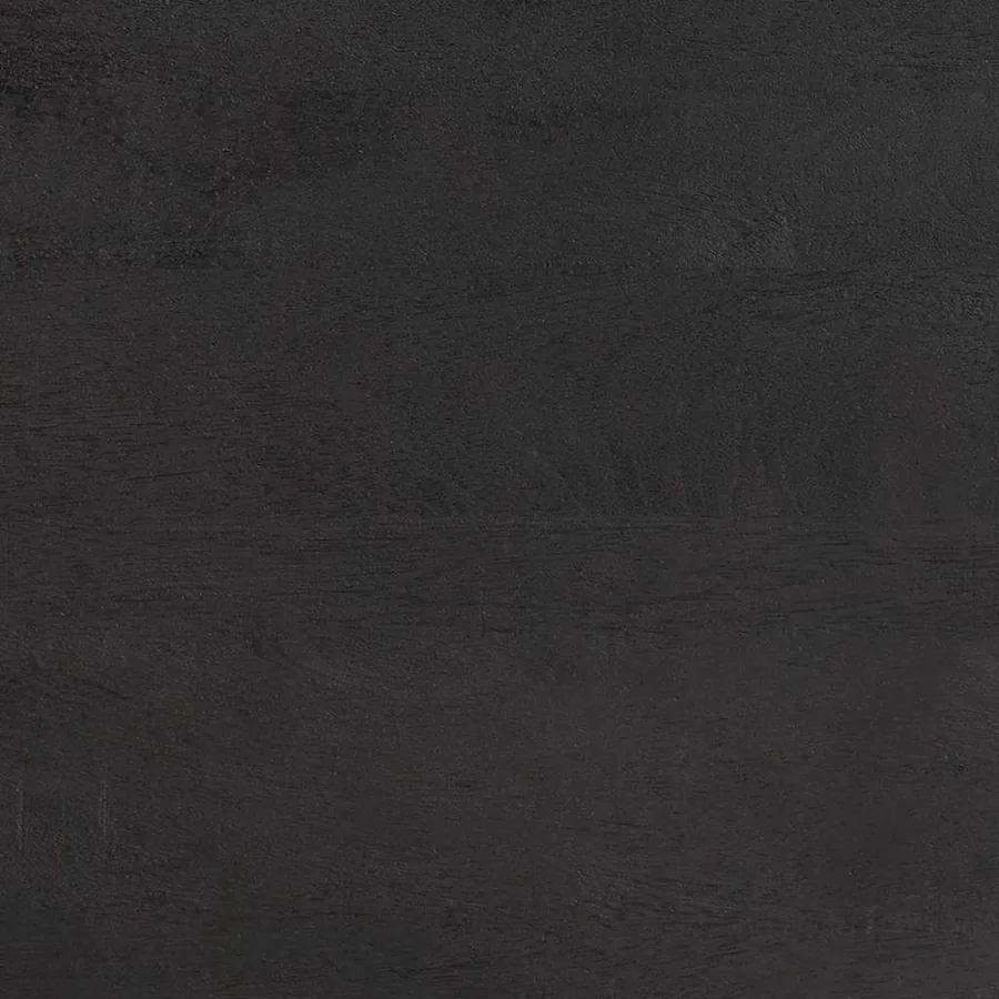 Meuble TV Noir 105 x 33 x 46 cm Bois de mangue massif - 10