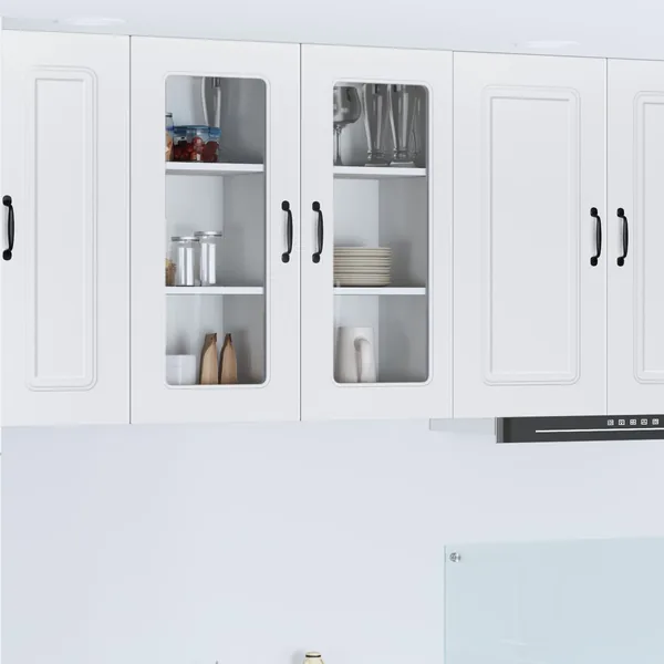 Panneau de lave-vaisselle Kalmar 2 pcs Blanc 40 x 31 x 80 cm