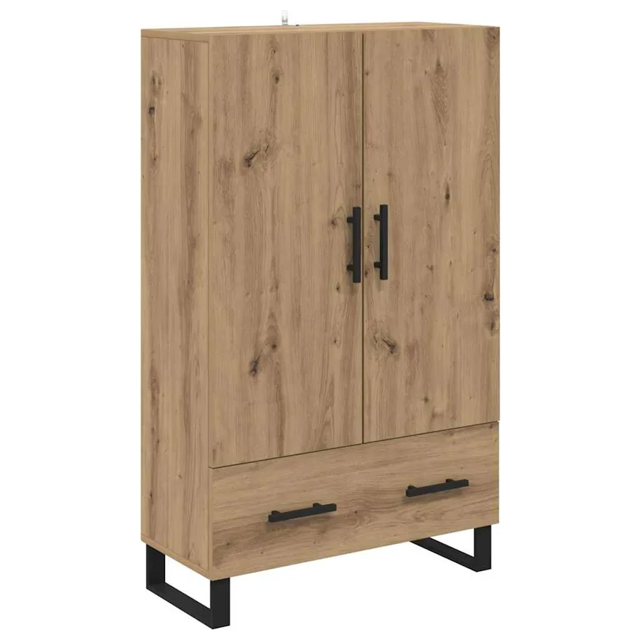 Haut Armoire Chêne artisanal 69,5 x 30 x 115 cm - 2