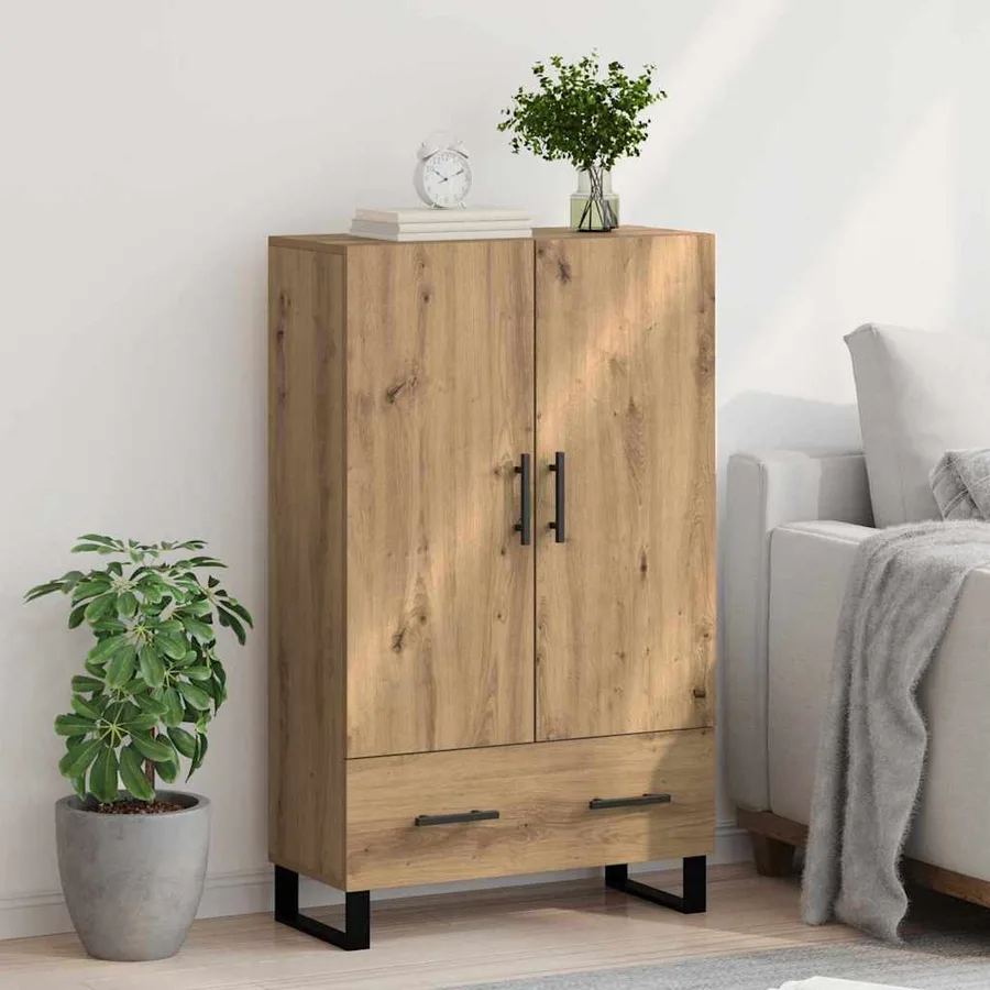Haut Armoire Chêne artisanal 69,5 x 30 x 115 cm - 4