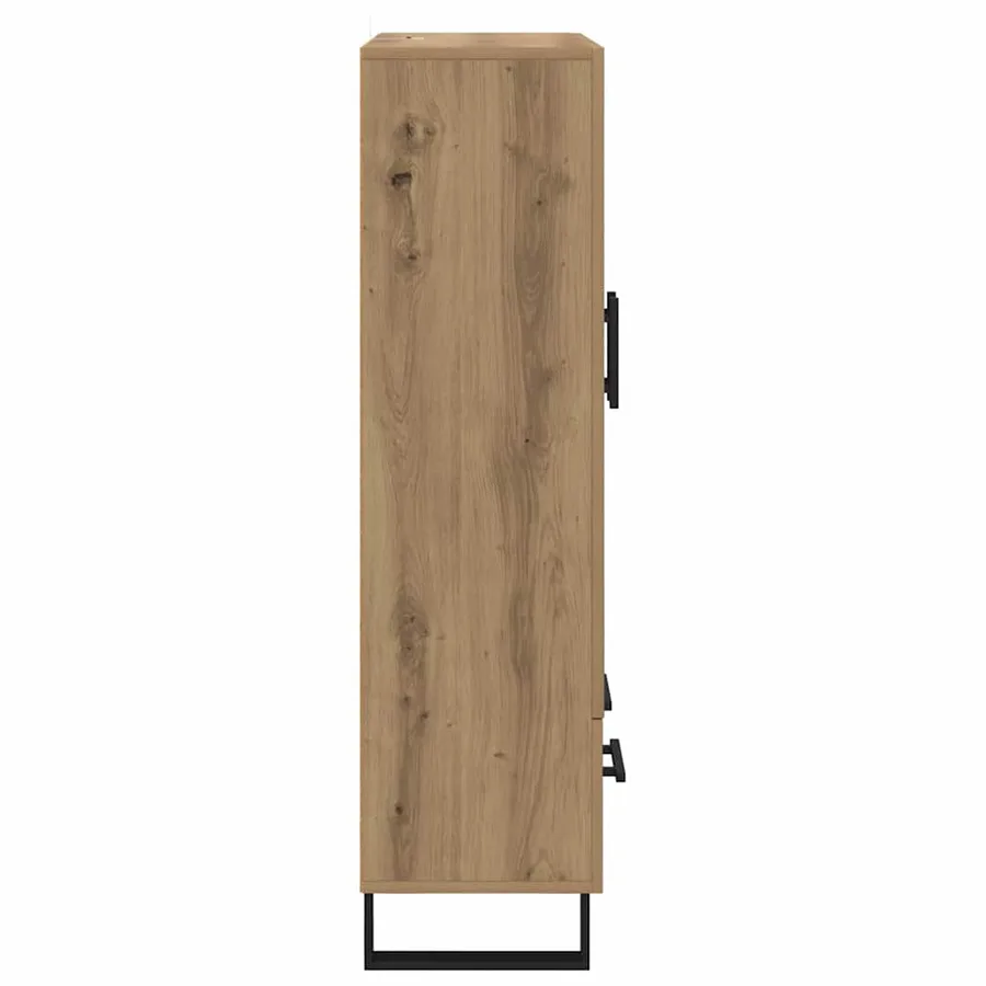Haut Armoire Chêne artisanal 69,5 x 30 x 115 cm - 7