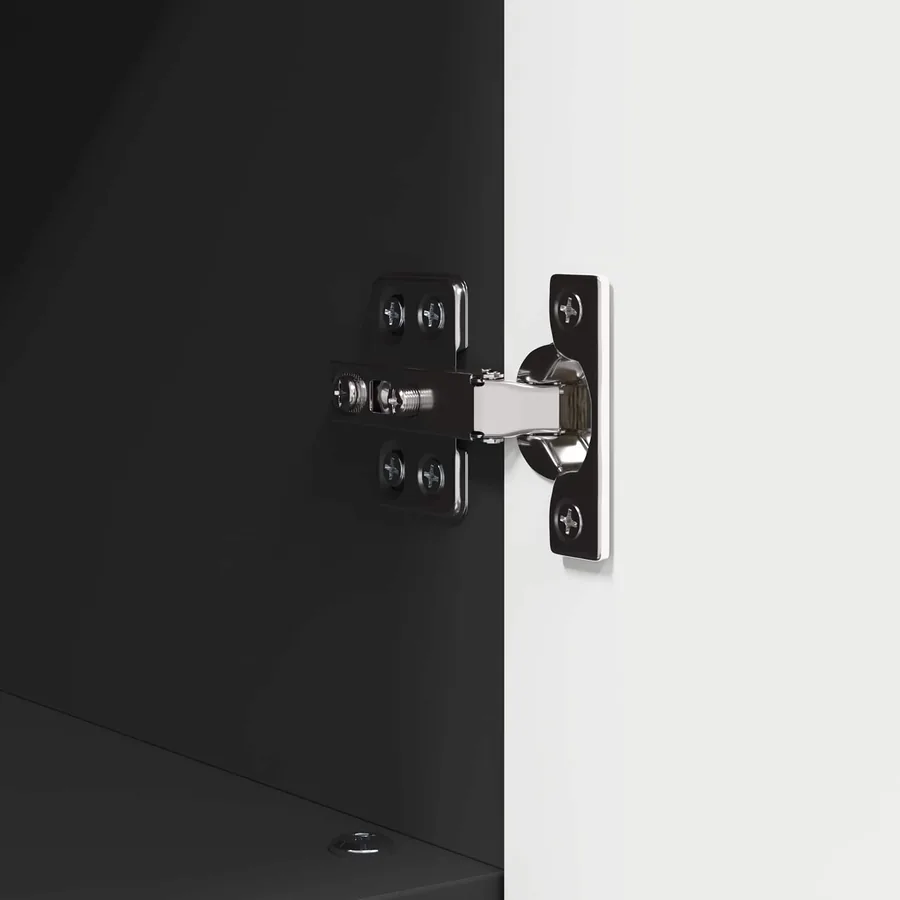 Cabinet de salle de bain avec stockage Noir 30 x 35 x 95 cm - 11