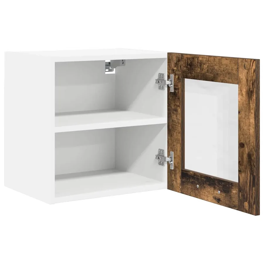 Armoire suspendue Chêne fumé 40 x 31 x 40 cm Bois d'ingénierie - 5