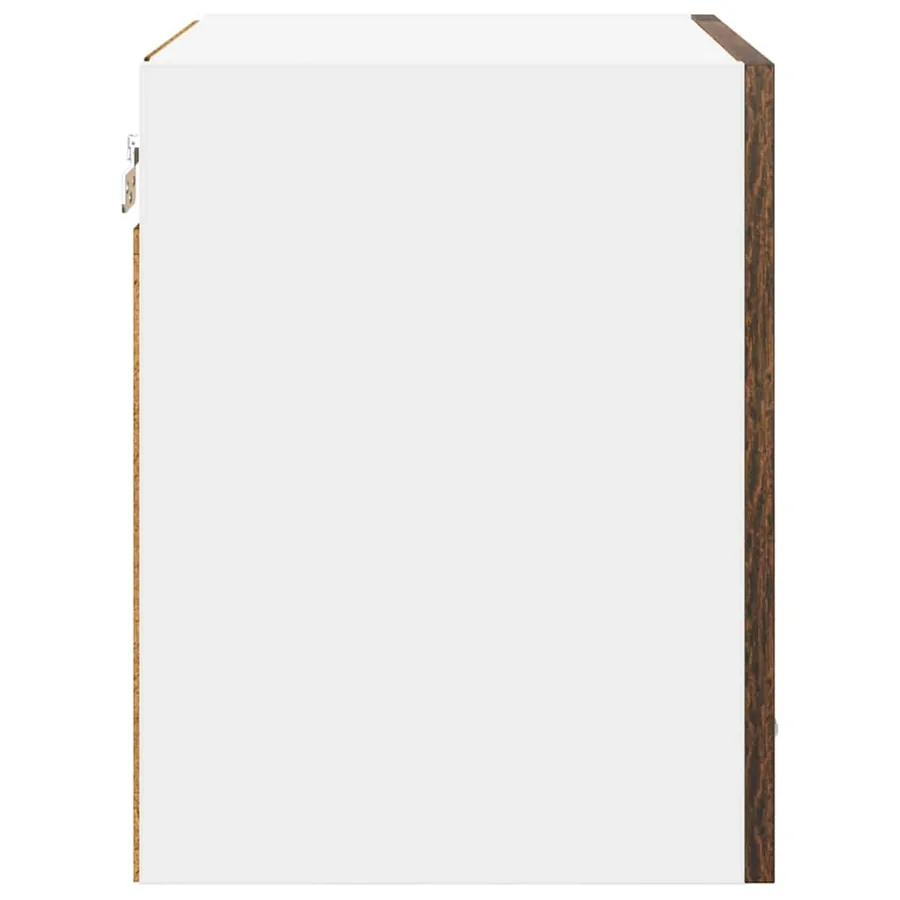 Armoire suspendue Chêne fumé 40 x 31 x 40 cm Bois d'ingénierie - 7