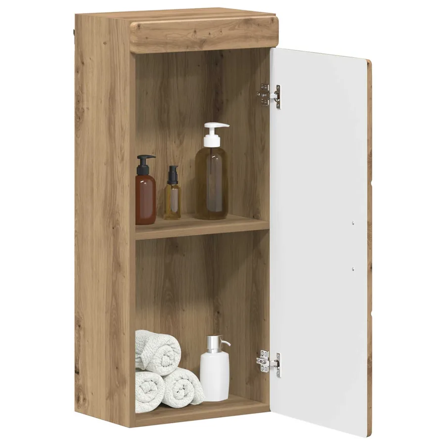 Armoire murale de salle de bain TULUM Chêne artisanal - 3