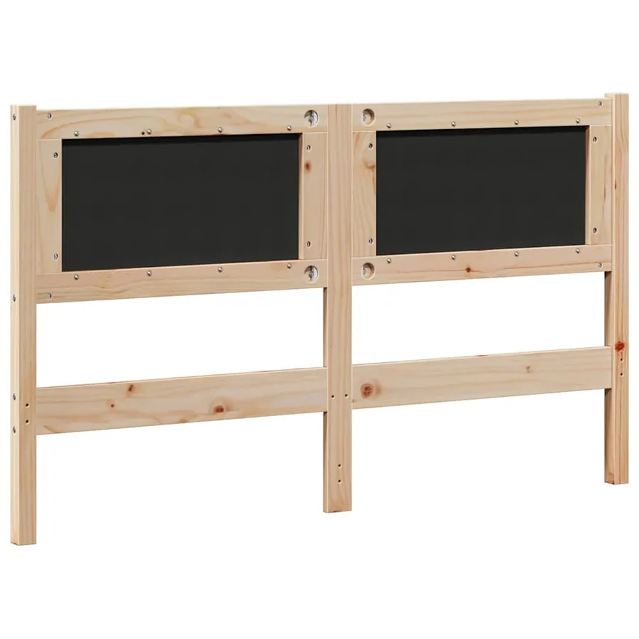 Tête de lit Marron Bois massif en pin - 6