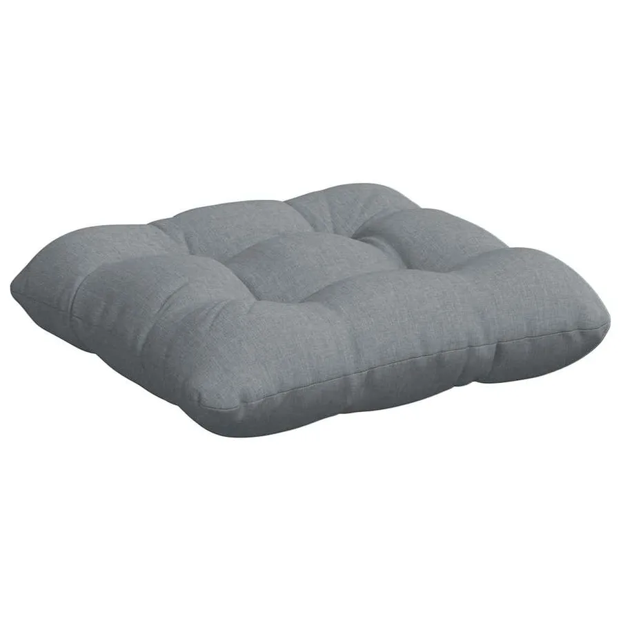 Coussins de siège 4 pcs Gris clair 45 x 45 x 12 cm tissu - 5