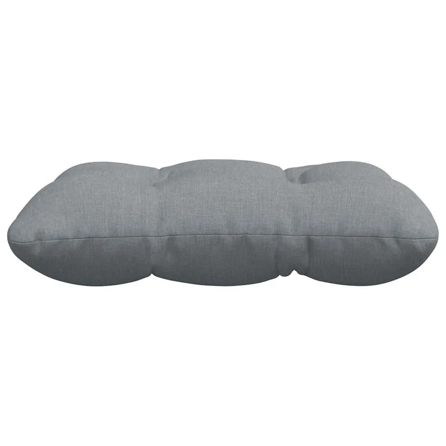 Coussins de siège 4 pcs Gris clair 45 x 45 x 12 cm tissu - 6