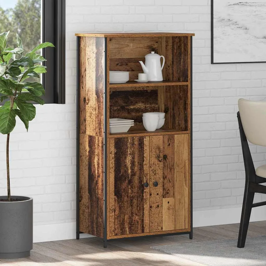 Haut Armoire Bois Ancien 62 x 36 x 121,5 cm Bois d'ingénierie