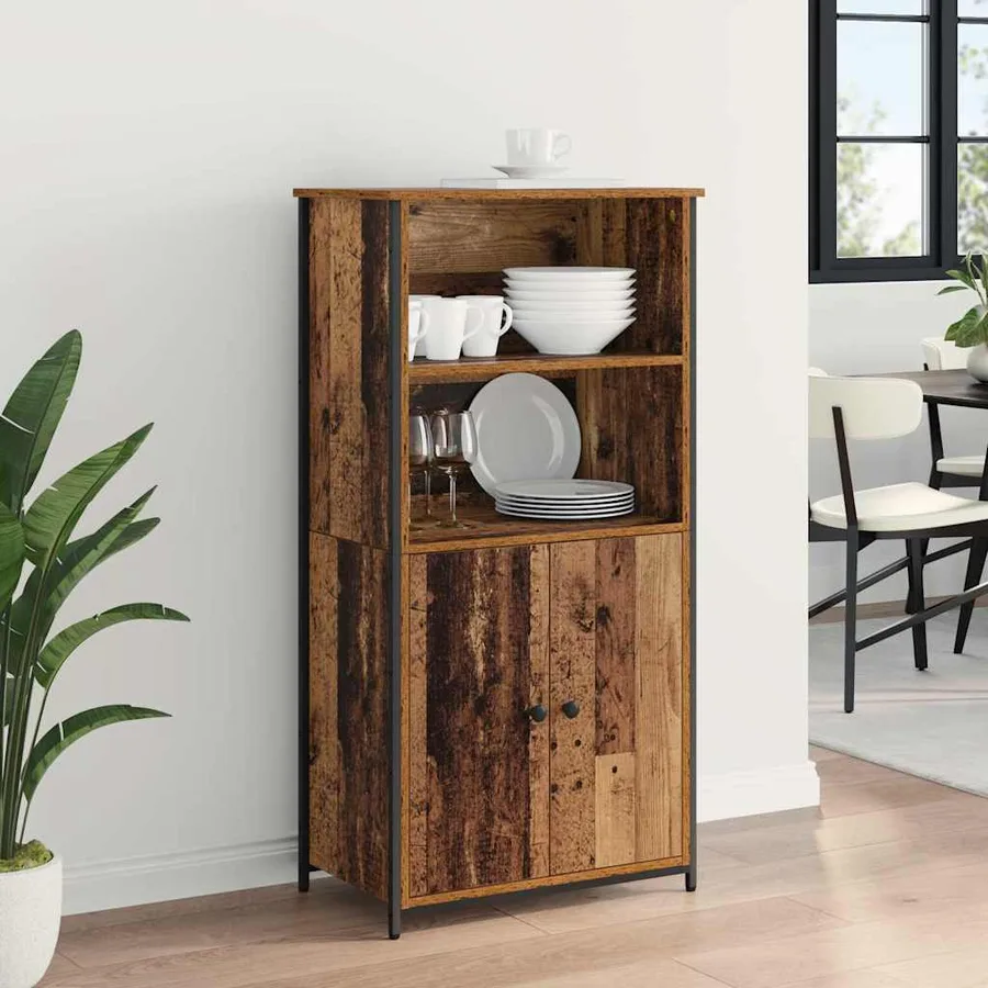 Haut Armoire Bois Ancien 62 x 36 x 121,5 cm Bois d'ingénierie - 4