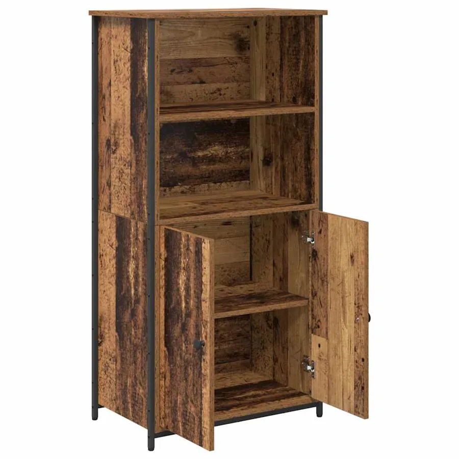 Haut Armoire Bois Ancien 62 x 36 x 121,5 cm Bois d'ingénierie - 5