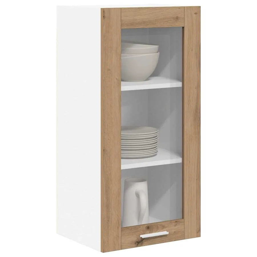 Armoire suspendue 2 pcs Chêne artisanal 40 x 31 x 80 cm - 3