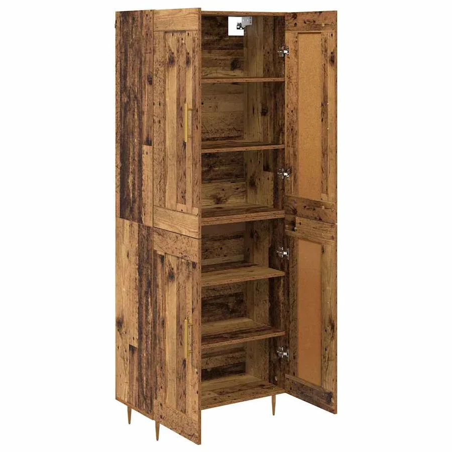 Haut Armoire Bois Ancien 69,5 x 34 x 180 cm Bois d'ingénierie - 5