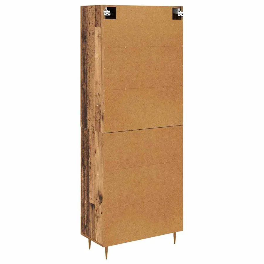 Haut Armoire Bois Ancien 69,5 x 34 x 180 cm Bois d'ingénierie - 8