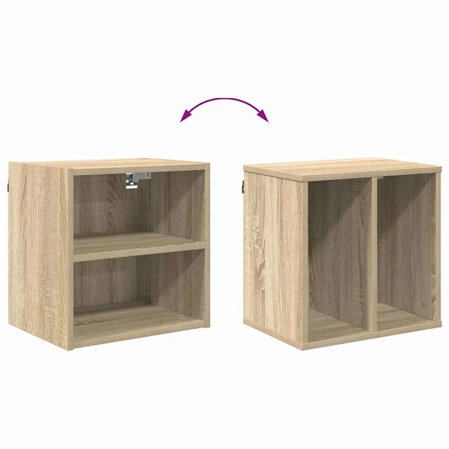 Armoire suspendue avec stockage Chêne Sonoma 40 x 29,5 x 40 cm - 8
