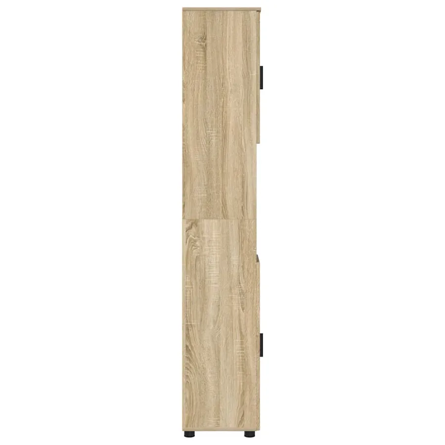 Cabinet de salle de bain Chêne Sonoma 30 x 35 x 192 cm - 7