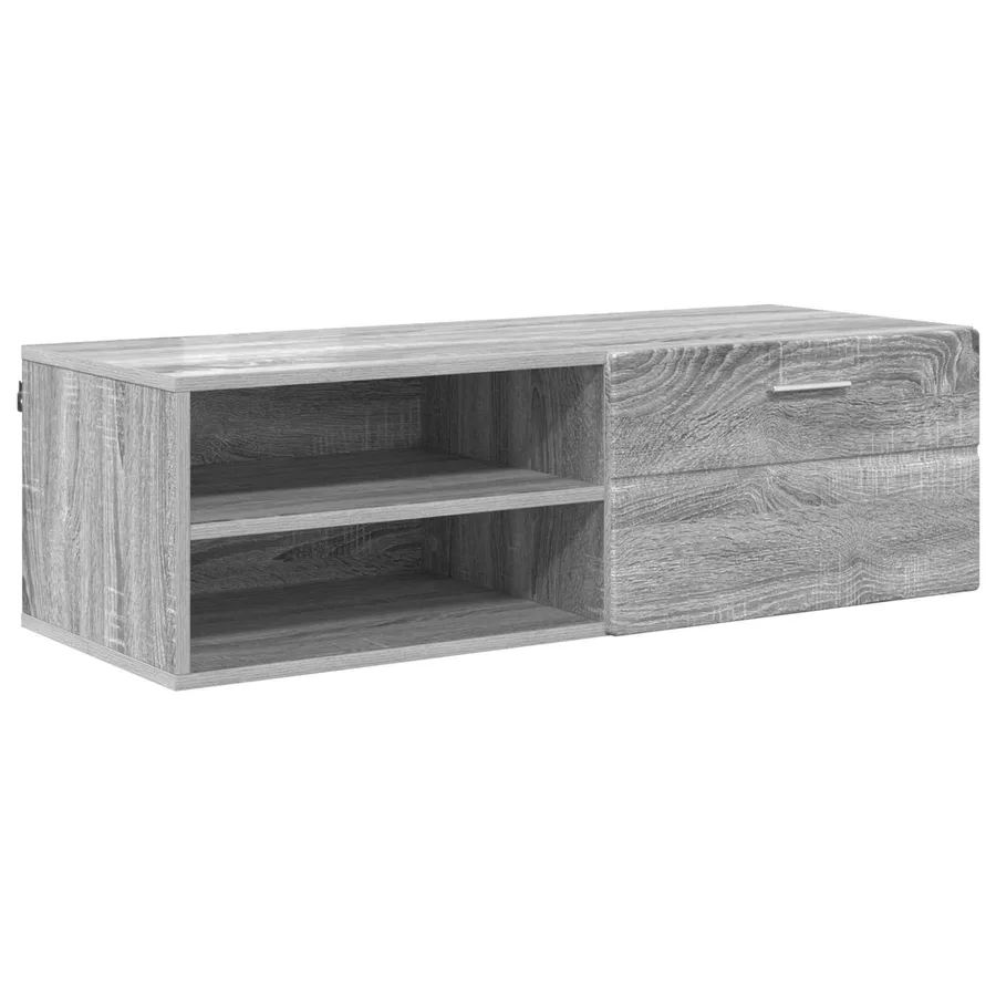 Cabinet en Bois avec tiroir Gris Sonoma 100,5 x 39 x 30 cm - 2