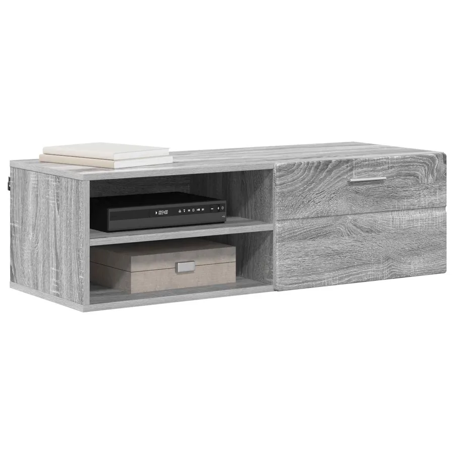 Cabinet en Bois avec tiroir Gris Sonoma 100,5 x 39 x 30 cm - 3