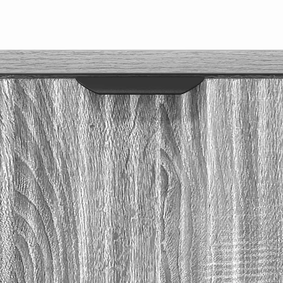 Table de chevet Sonoma gris 63,5 x 36 x 61 cm Bois d'ingénierie - 9