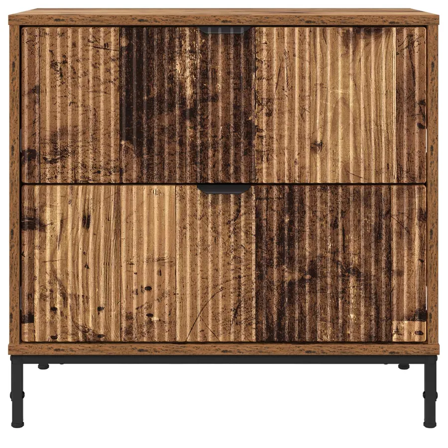 Table de chevet Bois ancien 63,5 x 36 x 61 cm Bois d'ingénierie - 6