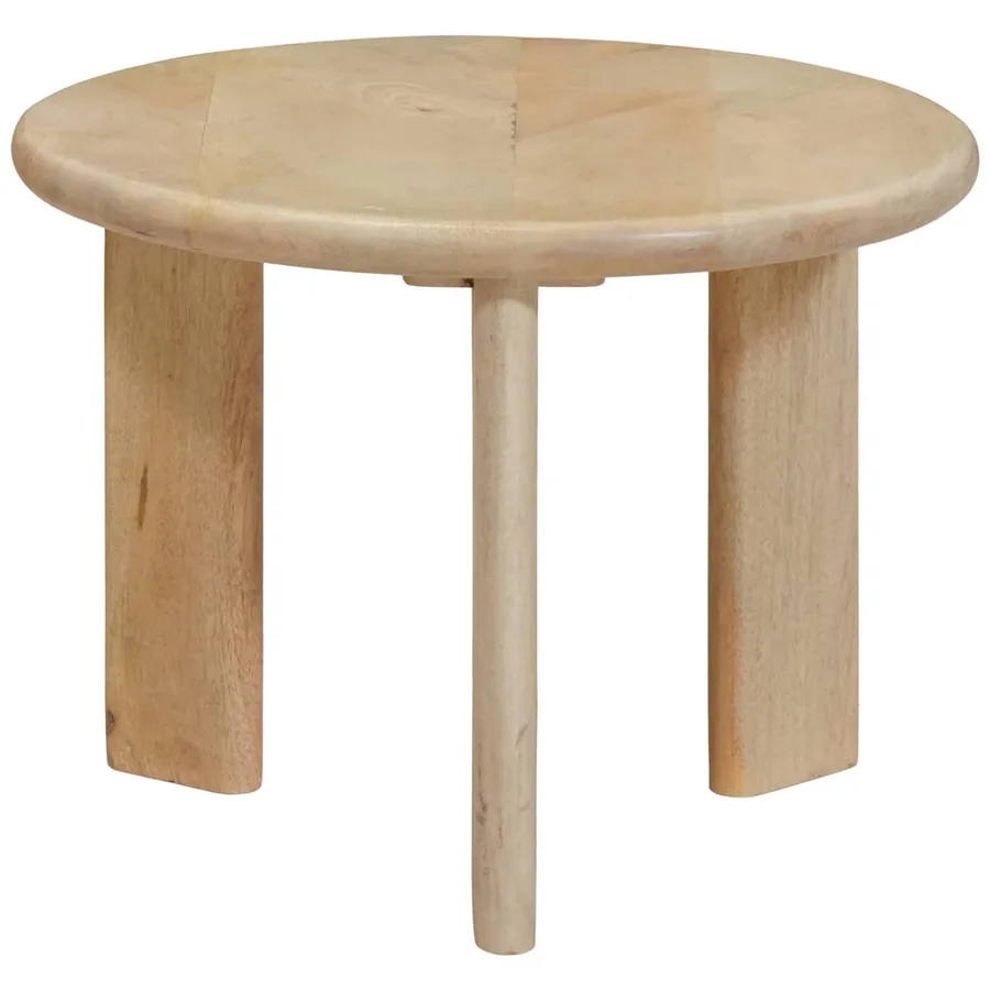 Tables basses gigognes 2 pcs Noir Bois de mangue massif - 3