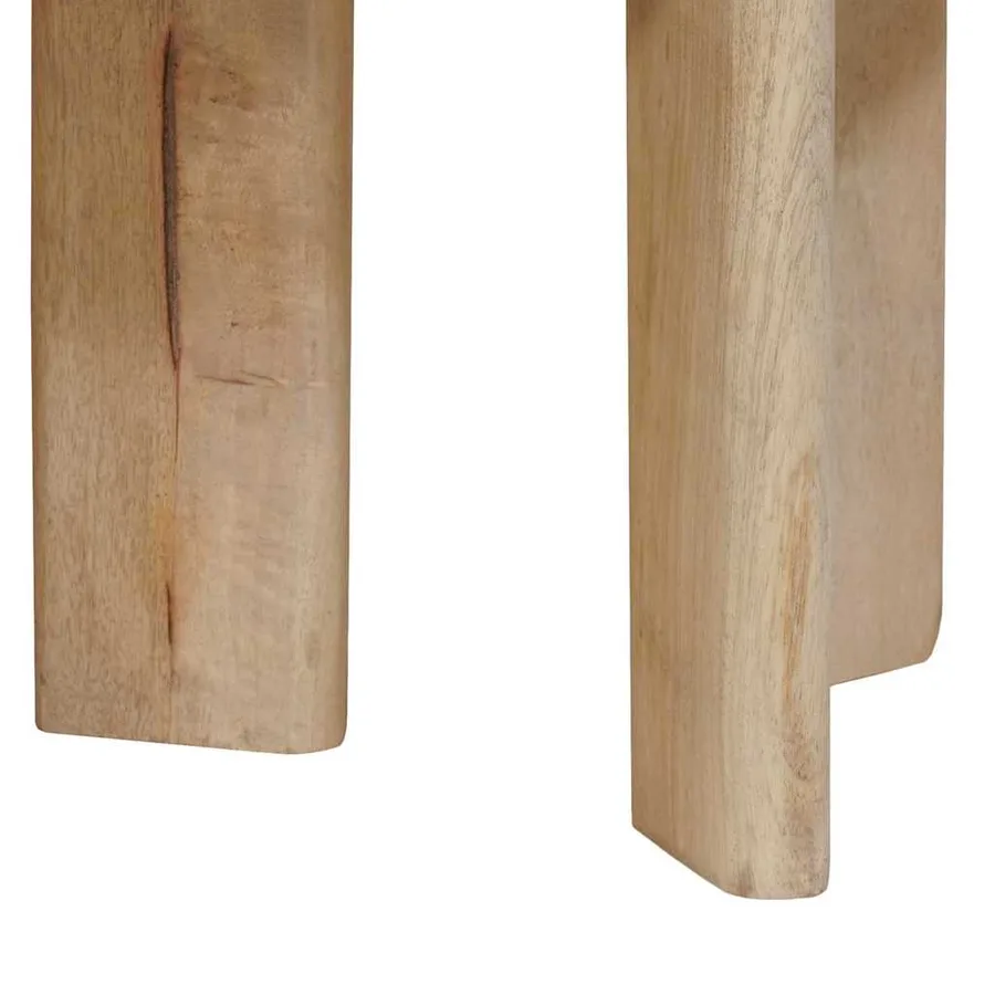 Tables basses gigognes 2 pcs Noir Bois de mangue massif - 8