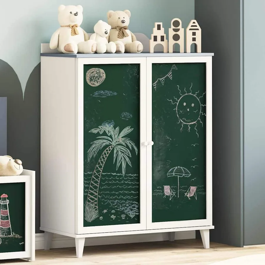 Cabinet avec deux portes et façade en tableau noir ROROS