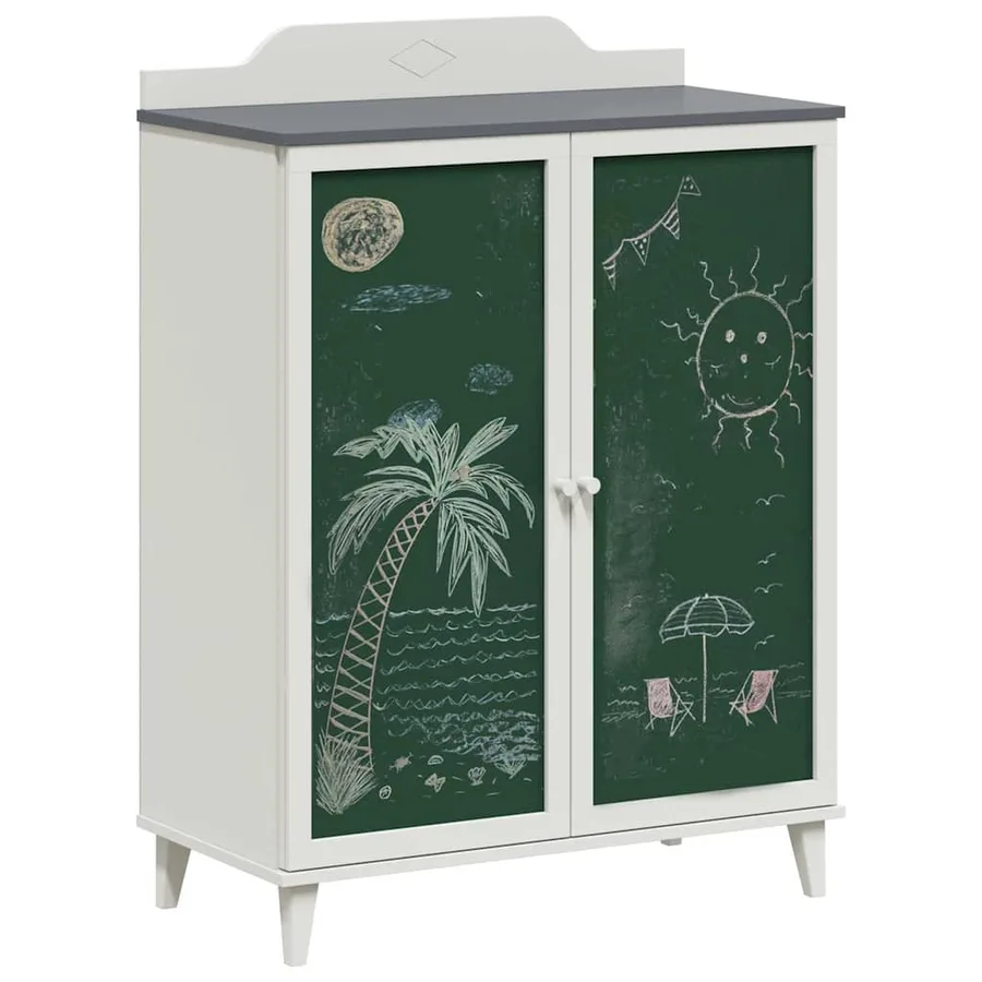 Cabinet avec deux portes et façade en tableau noir ROROS - 3