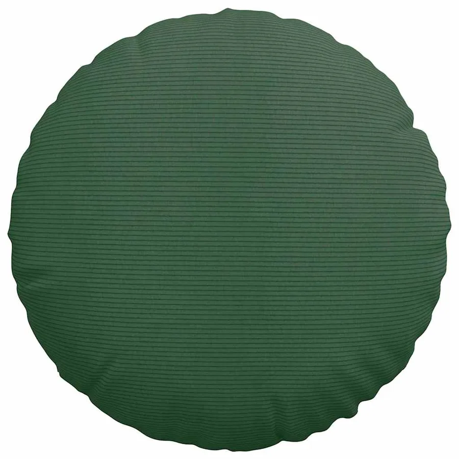 Coussins de siège 2 pcs Vert foncé Ø50 x 19 cm - 6