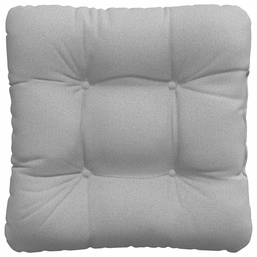 Coussins de siège 4 pcs Gris nuage 40 x 40 x 12 cm tissu - 7