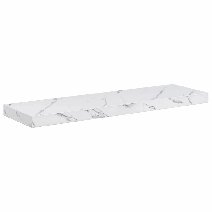Étagère Murale 4 pcs Marbre blanc 90 x 23,5 x 4 cm - 6