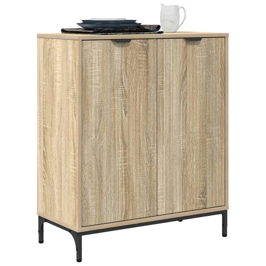 Buffet Chêne Sonoma 69,5 x 33 x 82 cm Bois d'ingénierie - 3