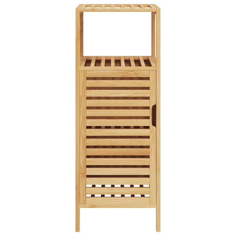 Armoire de salle de bain avec étagère 36x33x87 cm bambou - 3
