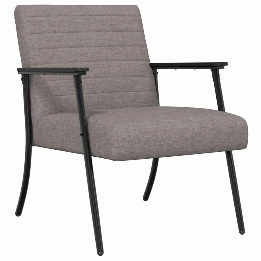 fauteuil Taupe 59 x 75 x 78 cm tissu - 2