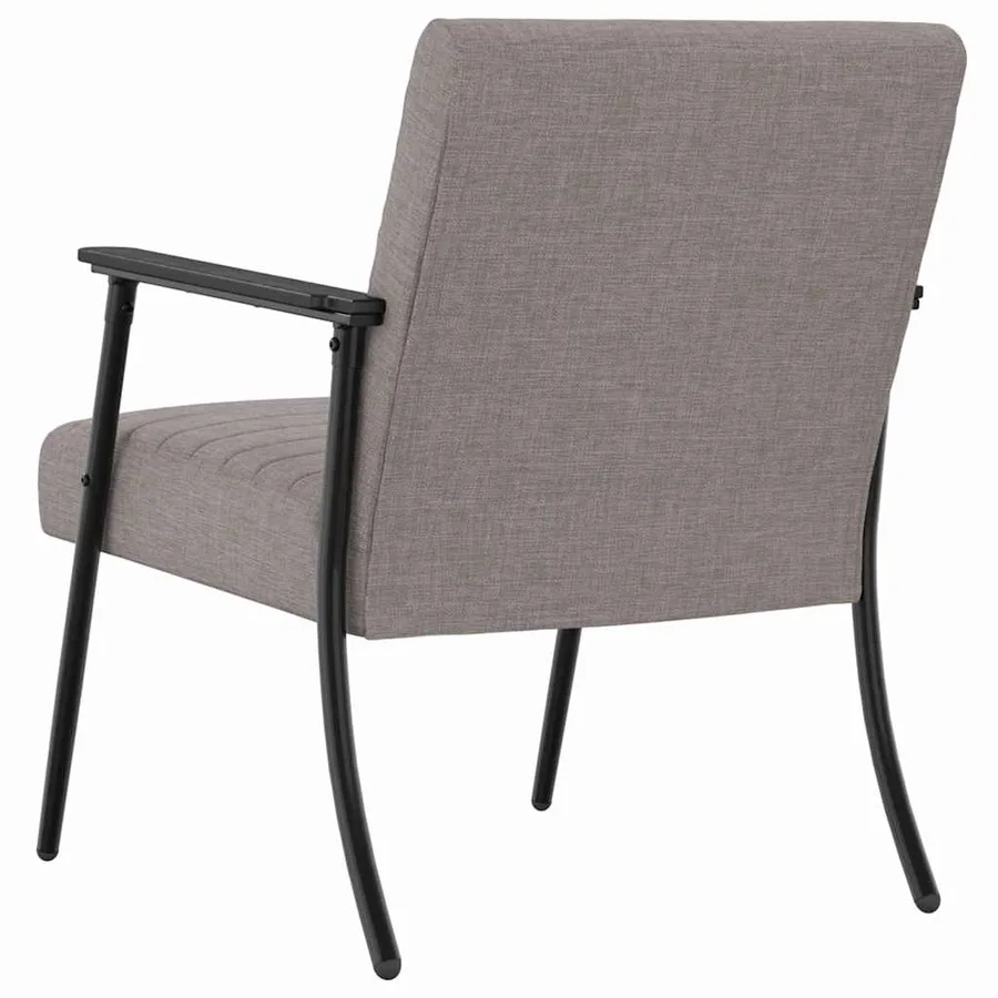 fauteuil Taupe 59 x 75 x 78 cm tissu - 6
