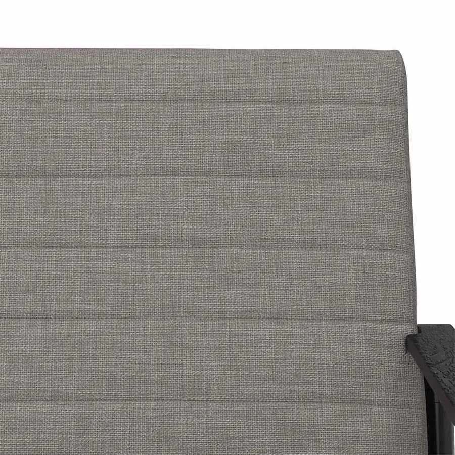 fauteuil Taupe 59 x 75 x 78 cm tissu - 7