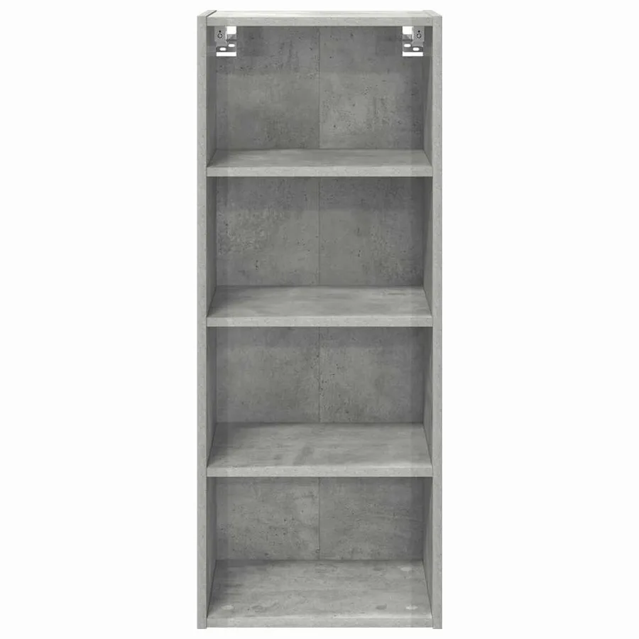 Armoire suspendue avec stockage Gris béton 40 x 29,5 x 100 cm - 5
