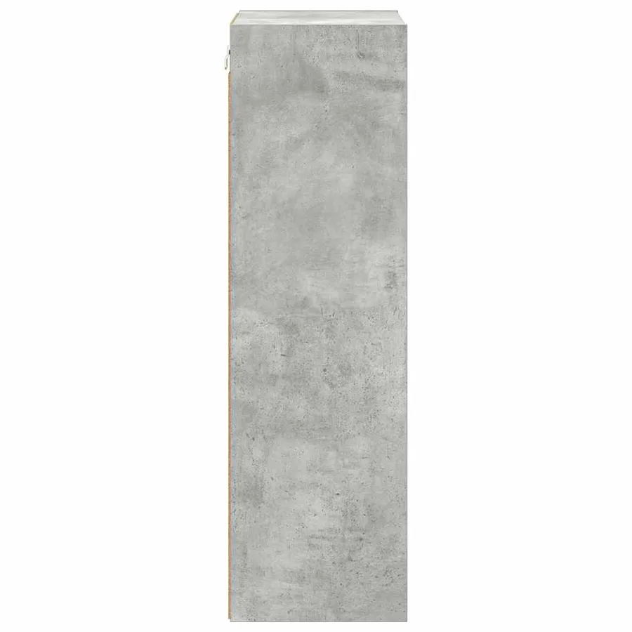 Armoire suspendue avec stockage Gris béton 40 x 29,5 x 100 cm - 6