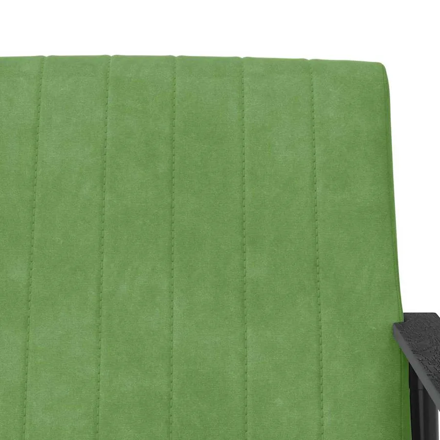 fauteuil Vert clair 59 x 75 x 78 cm Velours - 7